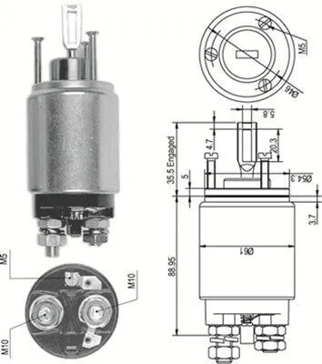 Produktbild von MAGNETI MARELLI Heckscheibenwischer + Arm Stück Hinten für RENAULT CLIO II (BB0/1/2, CB0/1/2) 305mm