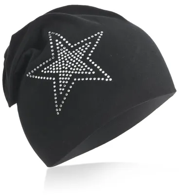 Produktbild von Kinder Beanie 2Stern Schwarz M
