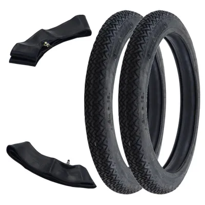 Immagine prodotto di 2x pneumatici Kenda K77 2.50-16 (2 1/2 x 16 - 20 x 2.50) 31B TT + camera d'aria