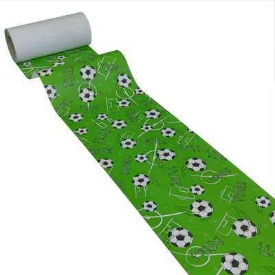 Produktbild von 50m*0,20m JUNOPAX Papier Tischband Fußball