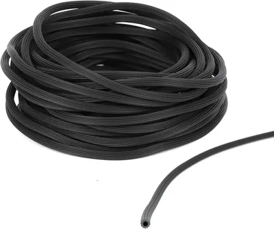 Imagen del producto de Junta de goma para ventanas y puertas, de 6,5 mm de diámetro, resistente a la intemperie, con protección contra insectos