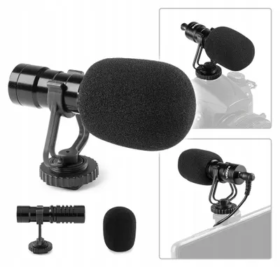 Produktbild von Vonyx CMC200, Digitales Kameramikrofon, -42 dB, 35 - 18000 Hz, Kardioide, Kabelgebunden, 3,5 mm (1/8")