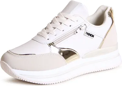 Produktbild von topschuhe24 2696 Damen Plateau Sneaker Halbschuhe , Farbe:Beige, Größe:38 EU