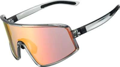 Immagine prodotto di ROCKBROS Occhiali da ciclismo Occhiali da ciclismo Ultraleggeri UV400 Occhiali da sole polarizzati Grigio chiaro rosso