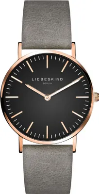 Produktbild von Liebeskind Berlin LT-0094-LQ Damen-Armbanduhr, Edelstahl-Gehäuse, Leder-Armband