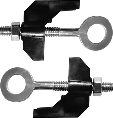 Produktbild von 2x Fahrrad GAZELLE kettenspanner M6x65mm stahl mit muttern Øachsen 10-11mm