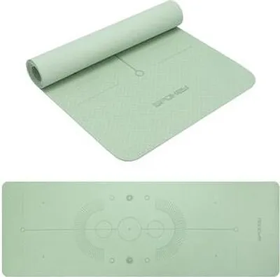 Image de Spokey MANDALA Tapis de yoga, 183 x 61 x 0,4 cm, vert