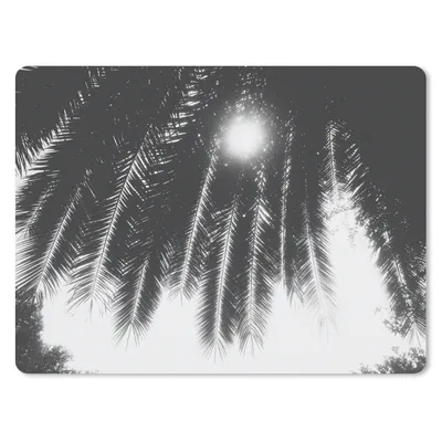 Produktbild von MuchoWow® Mauspad Mousepad Palmenblätter - Tropisch - Sonne - Palme 23x19 cm - Mousepads - Maus Mat - Pad - Mausunterlage - Schreibtischunterlage - Mauspad