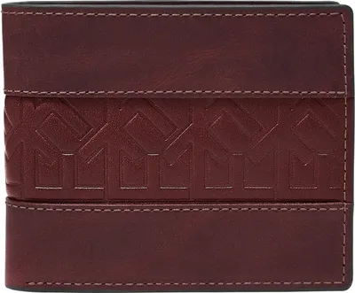 Produktbild von FOSSIL Geldbörse Everett Large Coin Pocket Bifold Wallet Eggplant rot