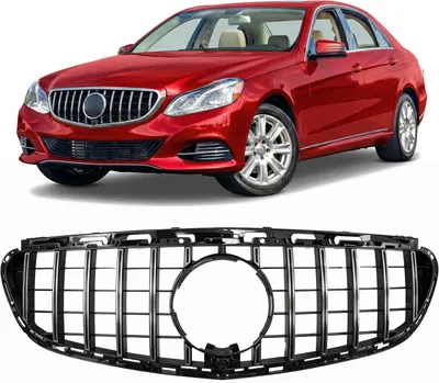 Image de Grille de radiateur GT PANAMERICANA, compatible avec MERCEDES E-KLASSE W212 2013–2016