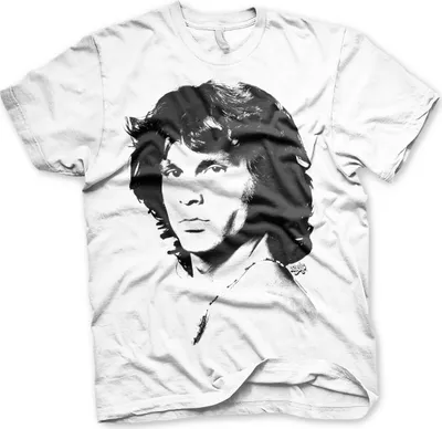 Produktbild von Jim Morrison Portrait T-Shirt - X-Large - White