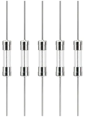Produktbild von VLTG Glassicherung Lötdraht 6,3 x 32 mm 20 A 125/250 V AC flink (F) 5 Stück