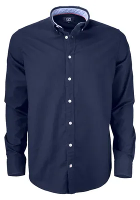 Produktbild von Cutter & Buck - "Belfair" Hemd für Herren, Oxford Baumwolle ET124 (3XL) (Dunkel-Marineblau), KI-generiertes Bild
