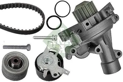 Produktbild von INA Zahnriemensatz + Wasserpumpe für Citroen Fiat Lancia Peugeot 1,8-2,2