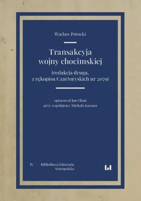 Imagen del producto de Transakcyja wojny chocimskiej