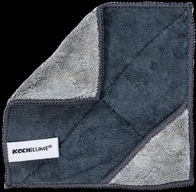 Produktbild von Kochblume Microfasertuch 18 cm Anthrazit/ Hellgrau