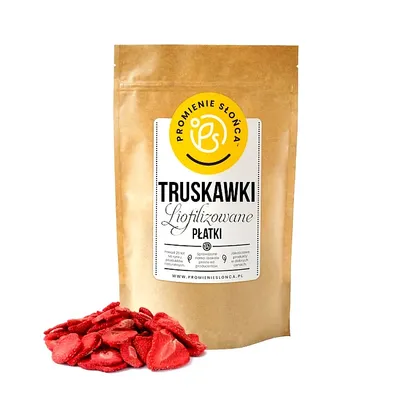 Zdjęcie produktu dla Truskawki Liofilizowane Płatki 100 g