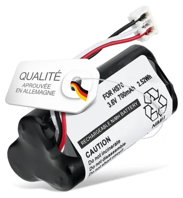 Image de subtel 1x Batterie pour Rasoirs & Tondeuses Compatible avec Tondeo , Compatible avec Wella Xpert HS70, 1520902 - (700mAh, 3.6V)