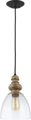 Image de Suspension Matrimonio en bois clair, 1xE27x60W, dimensions : 485,2 x 22,9 x 22,9 cm, IP20, Feiss