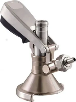 Obrázok produktu pre Narážač Plochy , k narážaní piva z KEG sudov, bez výpuste (pivničný kohútik) typ M, 2x 5/8"