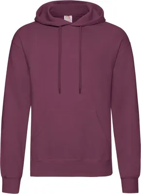 Obrázok produktu pre Pánska mikina, kapucňa - FOL HOODED SWEAT - burgundy - veľkosť L