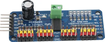 Image de PWM Servo Driver 16?channel Motor Drive Board Module IIC Interface PCA9685 for Robot