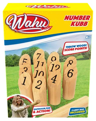 Produktbild von Goliath Kubb Outdoor-Spiel - Holz-Wurfspiel für Kinder