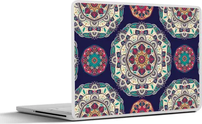 Produktbild von MuchoWow® Laptop Aufkleber Sticker Cover Bohème - Mandala - Muster 32.5x23.5 cm - Sticker für Laptop - Selbstklebend