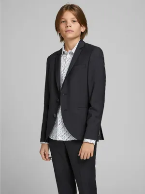 Produktbild von Jack & Jones 12182245, Männlich, Elasthan, Polyester, Wolle, Schwarz