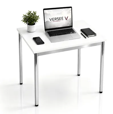 Produktbild von Schreibtisch / Konferenztisch VERSEE VST1 100x60 cm Weiß – höhenverstellbar, stabil