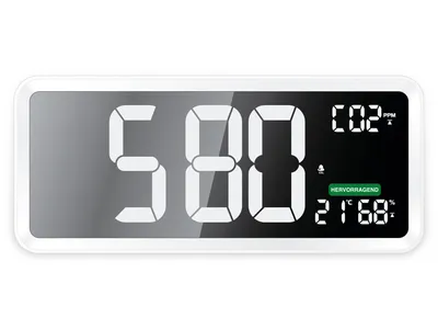 Produktbild von Technoline WL1040, Weiß, Luftqualität, Kohlendioxid (CO2), Innen-Hygrometer, Innen-Thermometer, Hygrometer, Thermometer, Hygrometer, Thermometer, 20 - 95%, 1%