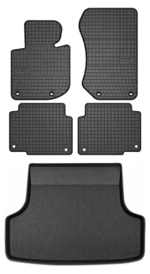 Obrázok produktu pre Gumové autokoberce SolidPRO + vaňa kufra pre: BMW rad 3 E36 1996-1999 kombi (Touring) 5 ks