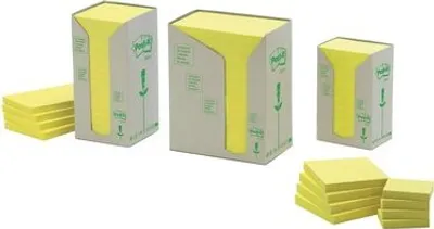 Produktbild von 3M Post-it 38 x 51mm (24 x 100) selbstklebendes Etikett Gelb 24 Stück(e)