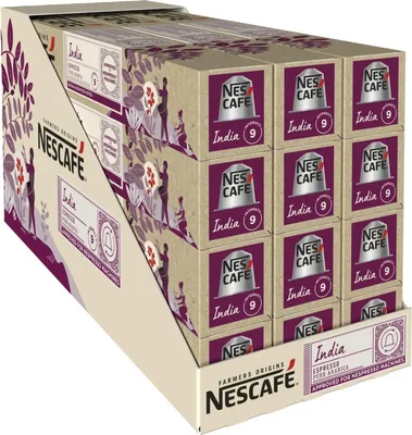 Produktbild von NESCAFÉ Farmers Origins India Espresso für Nespresso (12 x 10 Kapseln)