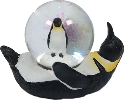 Produktbild von Glitzerkugel Pinguin, Schneekugel Tier Tiere Schneekugeln Pinguine