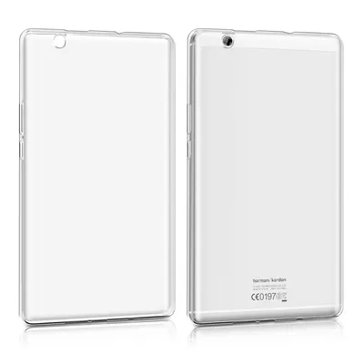 Zdjęcie produktu dla pokrowiec kwmobile kompatybilny z etui Huawei MediaPad M3 8.4 - miękkie etui silikonowe TPU przezroczyste - pokrowiec na tablet przezroczysty