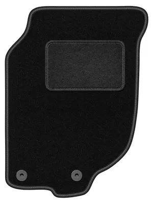 Obrázok produktu pre Velúrový koberec vodiča pre: Rover 25 1999-2005 (hatchback) – 1 ks, čierny, na mieru – Wielganizator LUX