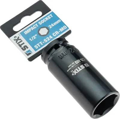 Produktbild von Schlagschraubereinsatz lang 1/2'' STT-S24 (CR-MO / 24 mm) - Stix