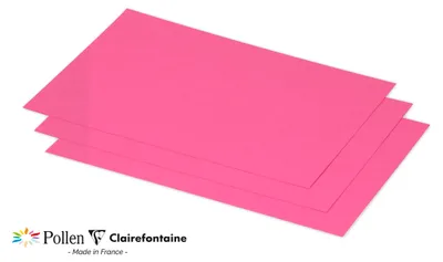 Produktbild von Clairefontaine Karte C5 Pollen 210g fuchsia