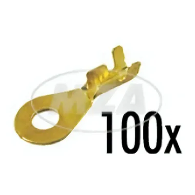 Produktbild von SET- 100 Stück Ringkabelschuhe - Ringform ø 4 mm - für Kabel 0,75-1,5 mm²