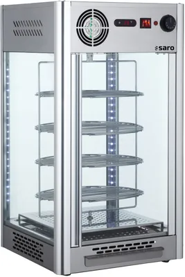 Immagine prodotto di Banco per alimenti caldi modello Luna, dimensioni: L 470 x P 470 x H 870