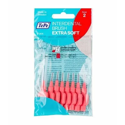 Zdjęcie produktu dla Szczoteczki międzyzębowe TePe Extra Soft 0,5 mm 8 szt