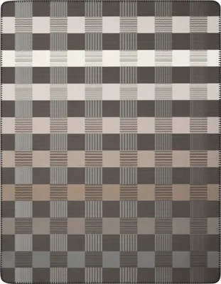 Produktbild von Biederlack Wohndecke mit Zierstich Farbe Shadow Check Größe 150 x 200