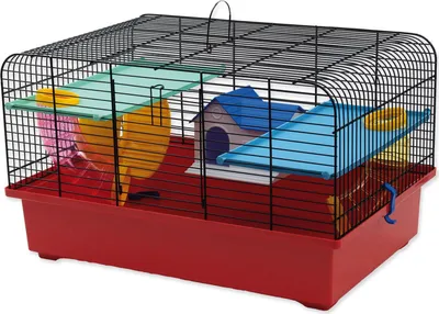 Produktbild von Kleintiere CH1 schwarz und rot 49 × 32,5 × 29 cm
