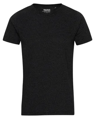 Produktbild von Neutral - T-Shirt für Herren/Damen Uni, Recycelte Baumwolle LT3729 (3XL) (Schwarze Melange)