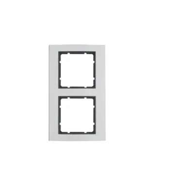 Image de Berker cadre 2f.alu 10123004