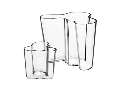 Produktbild von Set iittala Aalto Vasen klar 9,5 + 16 cm