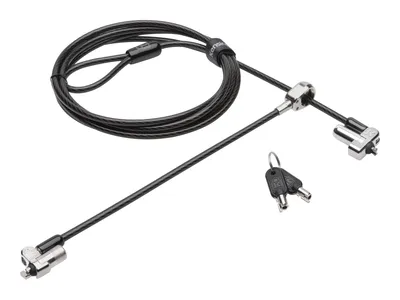 Obrázok produktu pre Kensington K67995WW, 1,83 m, Kensington, Kľúč, Uhlíková oceľ, Čierna, Strieborná