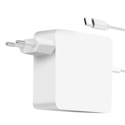 Immagine prodotto di Moxie, adattatore di alimentazione USB-C per MacBook caricatore rapido 61W cavo 1,7m, bianco
