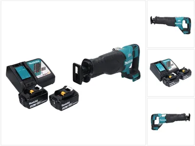 Obrázek produktu pro Akumulátorová pila Makita DJR 187 RF 18 V bezkartáčová + 2x akumulátor 3,0 Ah + nabíječka